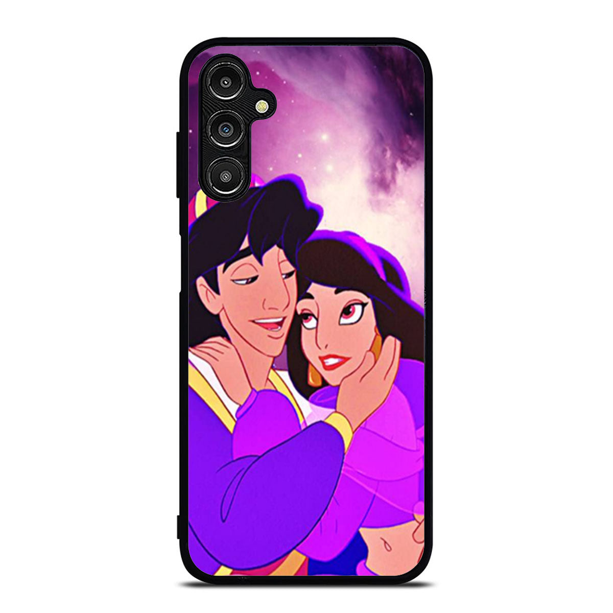 Aladdin And Jasmine Disney In Galaxy Nebula Samsung A16 Case
