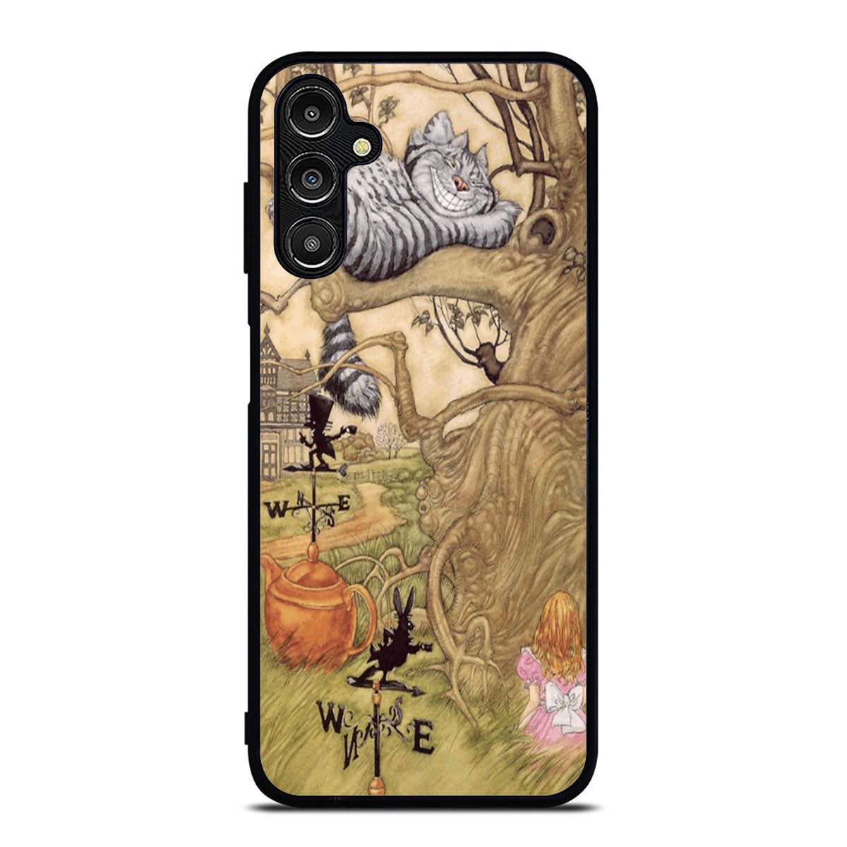 Alice And The Cheshire Art Samsung A16 Case