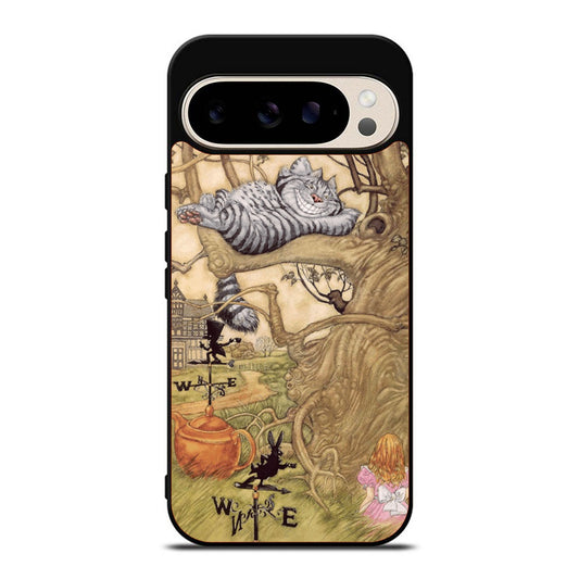 Alice And The Cheshire Art Google Pixel 9 Pro Case