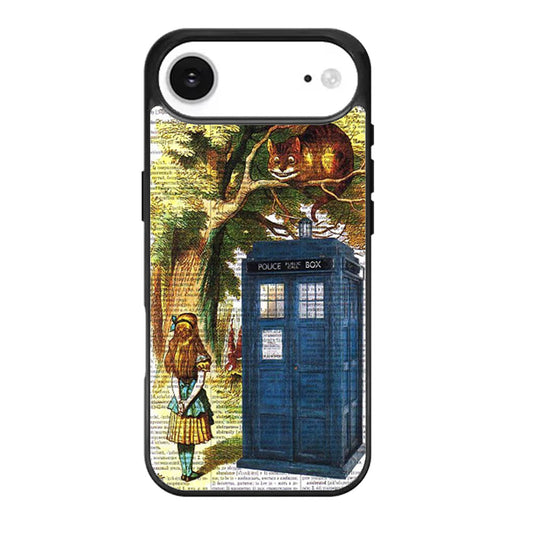 Alice In Wonderland And Tardis Doctor Who iPhone Air Case