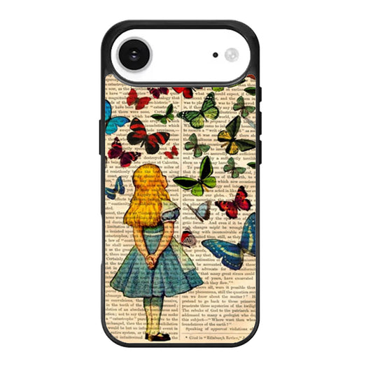 Alice In Wonderland Book Butterflies iPhone Air Case