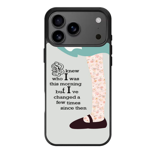Alice In Wonderland Quote iPhone 17 Pro Max Case