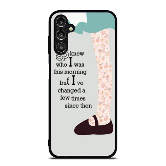 Alice In Wonderland Quote Samsung A16 Case