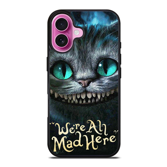 Alice In Wonderland Were All Mad Here iPhone Case Cover