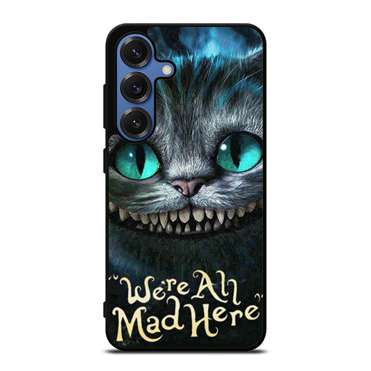 Alice In Wonderland Were All Mad Here Samsung S25 Ultra Case