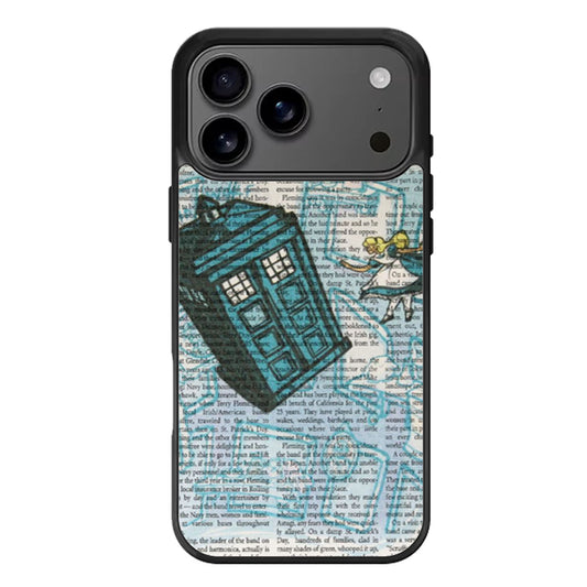 Alice In Wonderland Tardis Doctor Who iPhone 17 Pro Max Case
