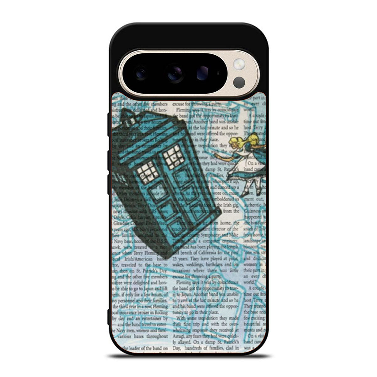 Alice In Wonderland Tardis Doctor Who Google Pixel 9 Pro Case