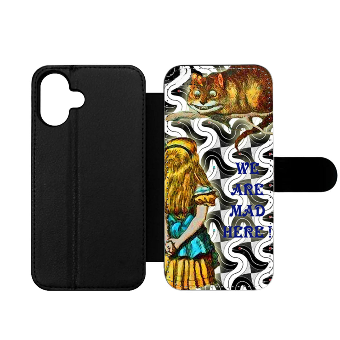 Alice The Cheshire Wallet iPhone Case