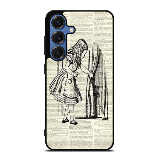 Alice in Wonderful Dictionary Samsung S25 Ultra Case