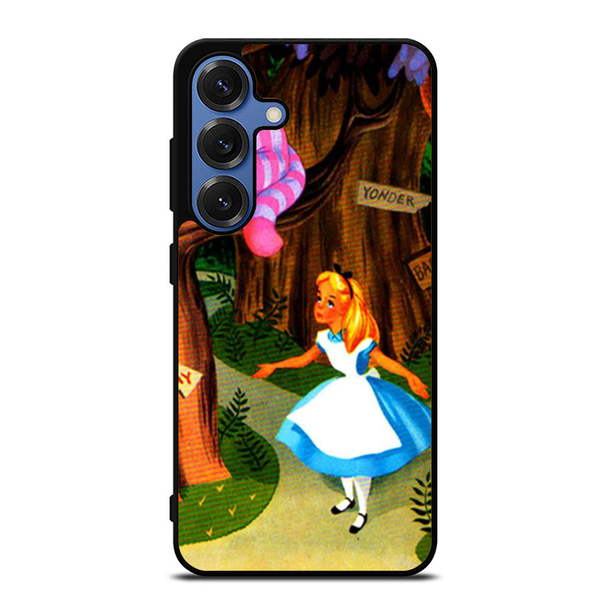 Alice in Wonderland Cheshire Cat Two Samsung S25 Ultra Case