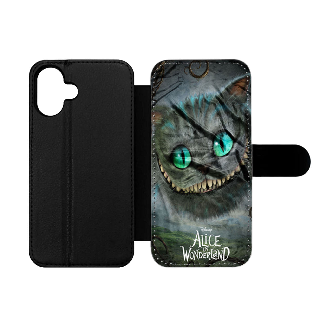 Alice in Wonderland Cheshire Cat Wallet iPhone Case
