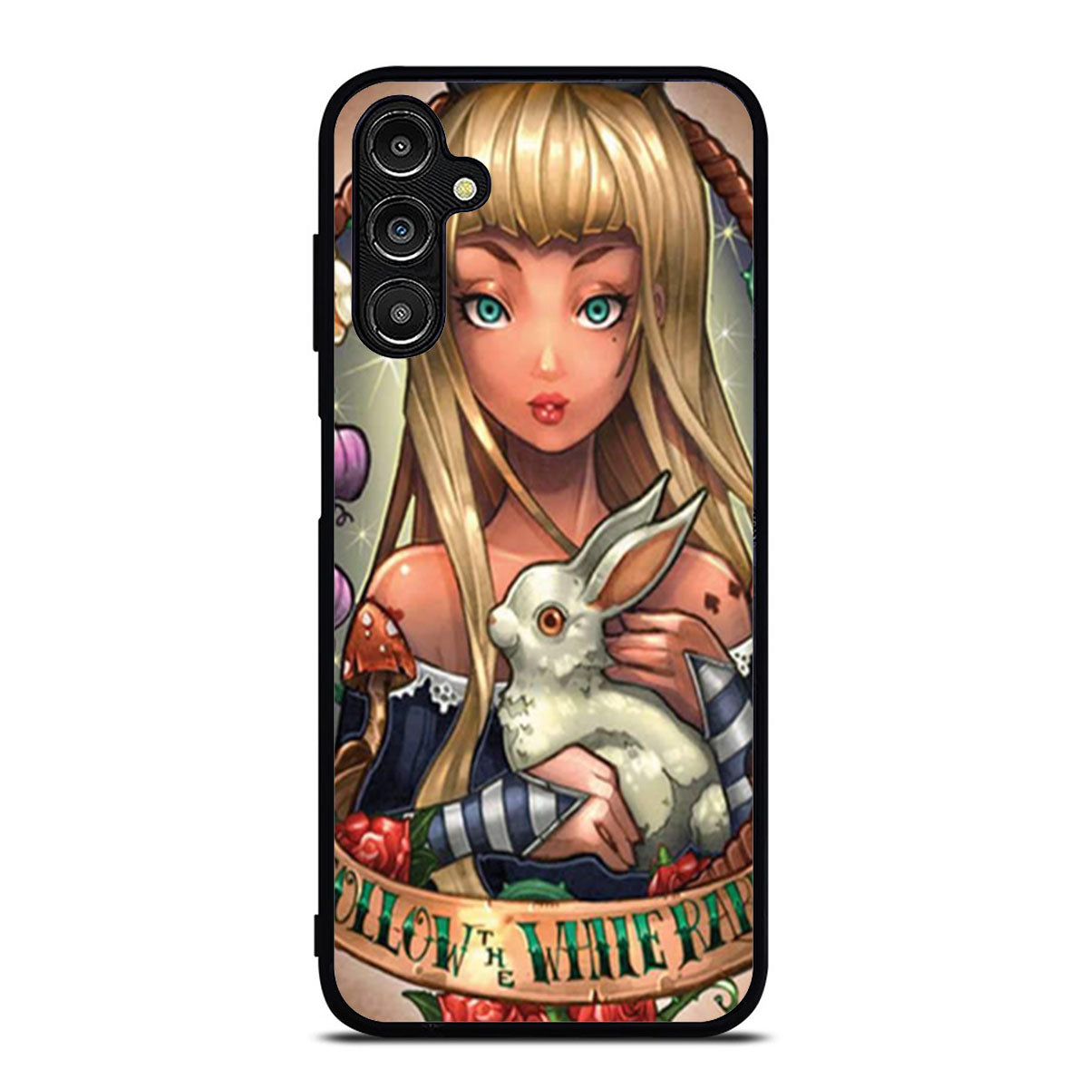 Alice in Wonderland Follow The White Rabbit Samsung A16 Case