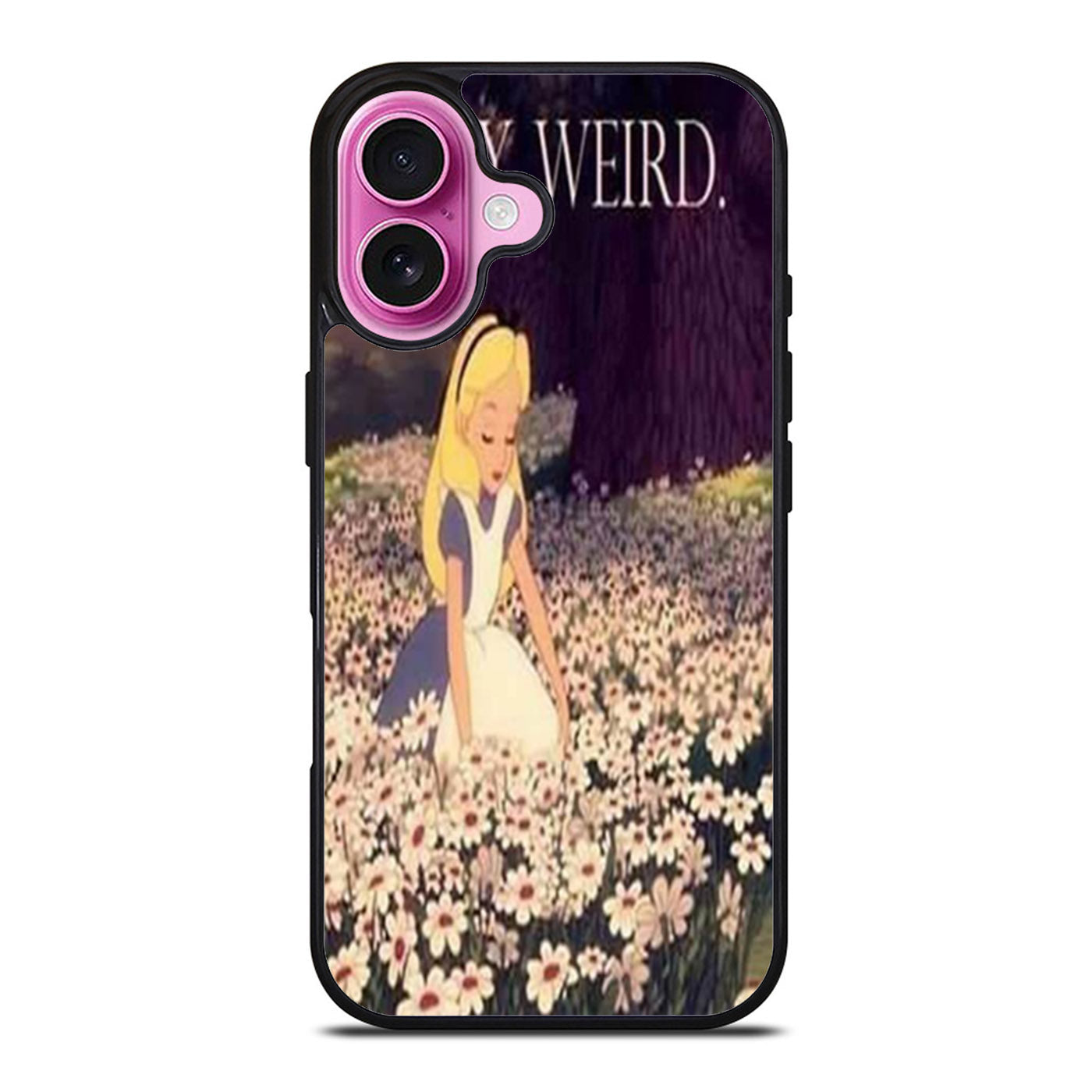 Alice in Wonderland Stay Weird iPhone Case Cover