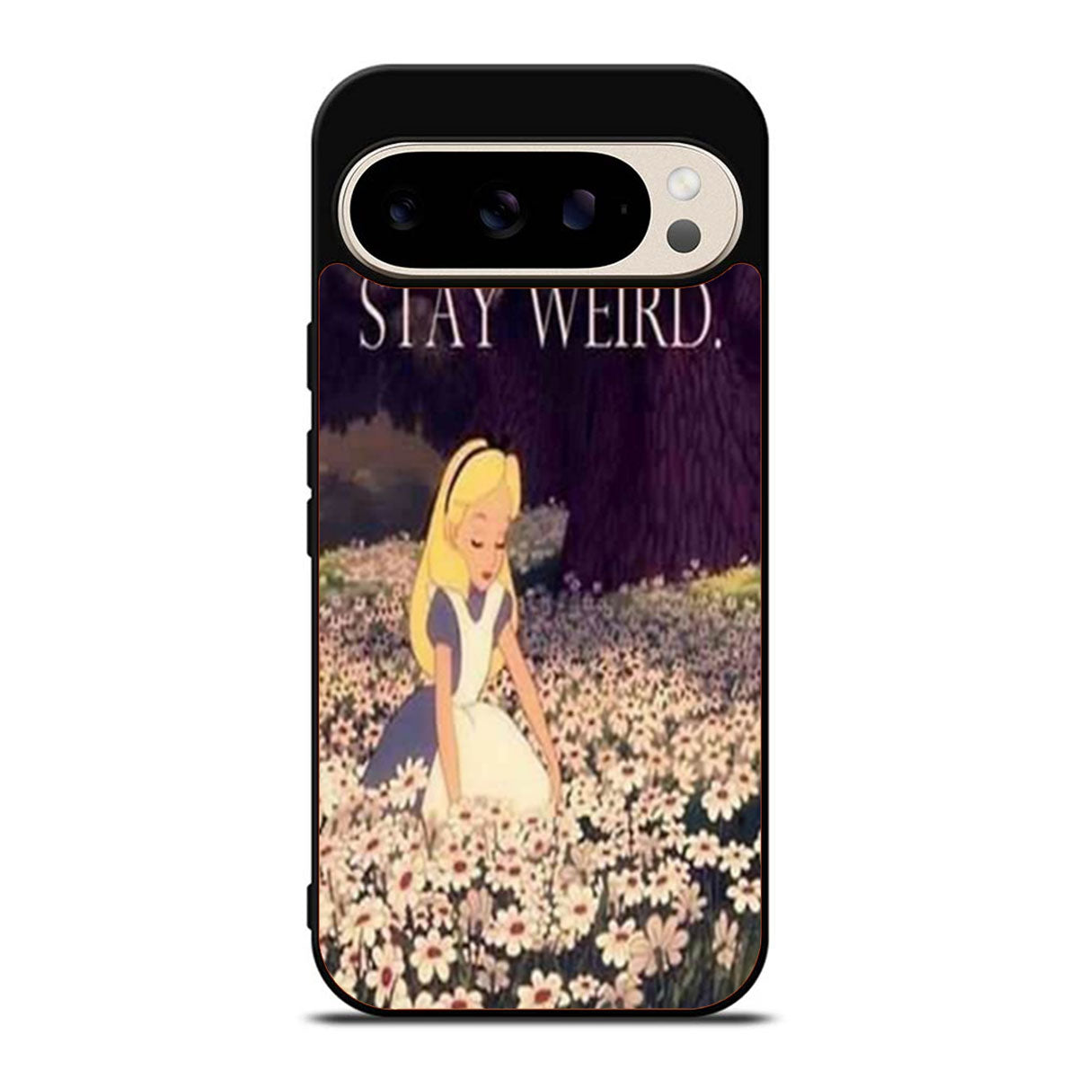 Alice in Wonderland Stay Weird Google Pixel 9 Pro Case