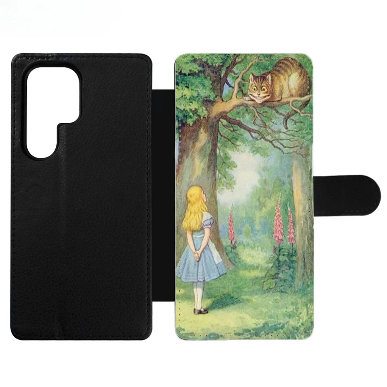 Alice in Wonderland Three Wallet Samsung Case