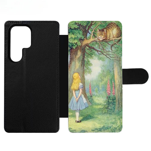 Alice in Wonderland Three Wallet Samsung Case