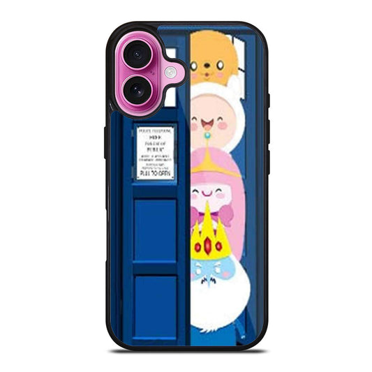 All Character Adventure Time in Tardis Dr Who iPhone Case Cover