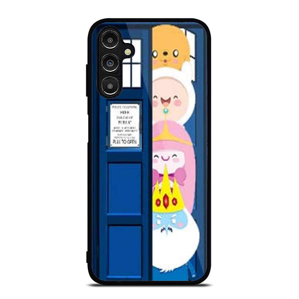 All Character Adventure Time in Tardis Dr Who Samsung A16 Case