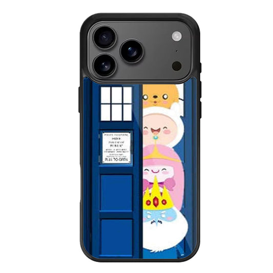 All Character Adventure Time in Tardis Dr Who iPhone 17 Pro Max Case
