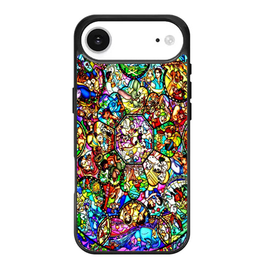 All Characters Disney Stained Glass iPhone Air Case