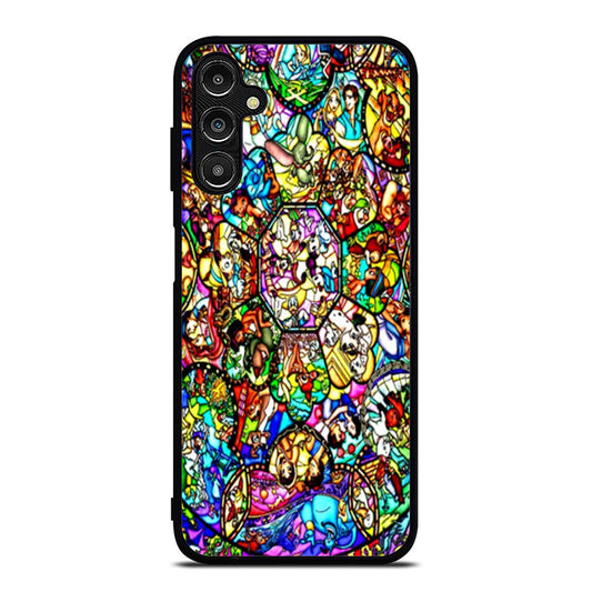 All Characters Disney Stained Glass Samsung A16 Case