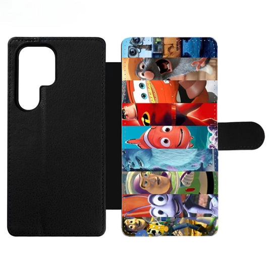 All Characters Pixar Wallet Samsung Case