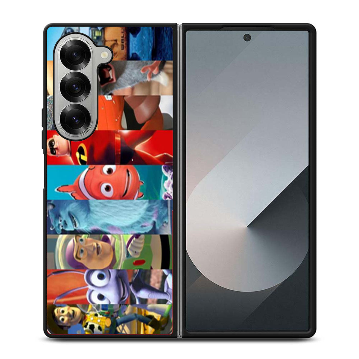 All Characters Pixar Samsung Z Fold 6 Case