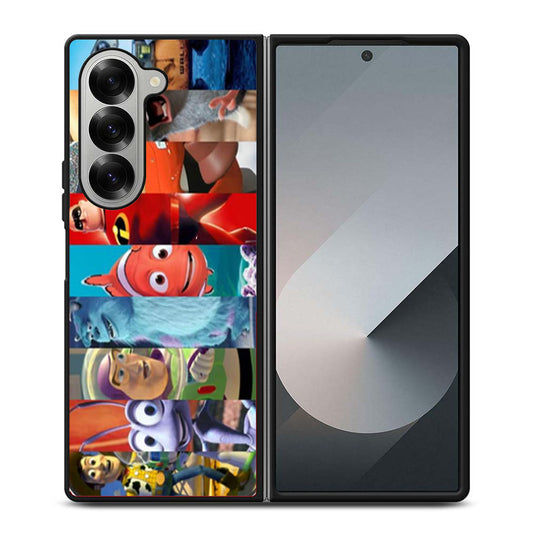 All Characters Pixar Samsung Z Fold 6 Case