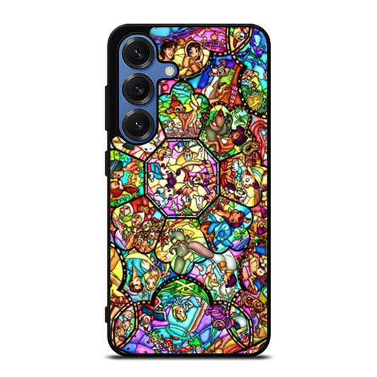 All Disney Heroes Stained Glass Samsung S25 Ultra Case
