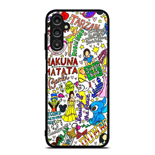 All Disney Princesses Collage Samsung A16 Case
