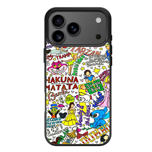 All Disney Princesses Collage iPhone 17 Pro Max Case