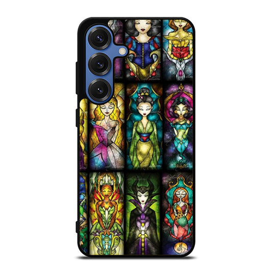 All Princess Disney Stained Glass Samsung S25 Ultra Case