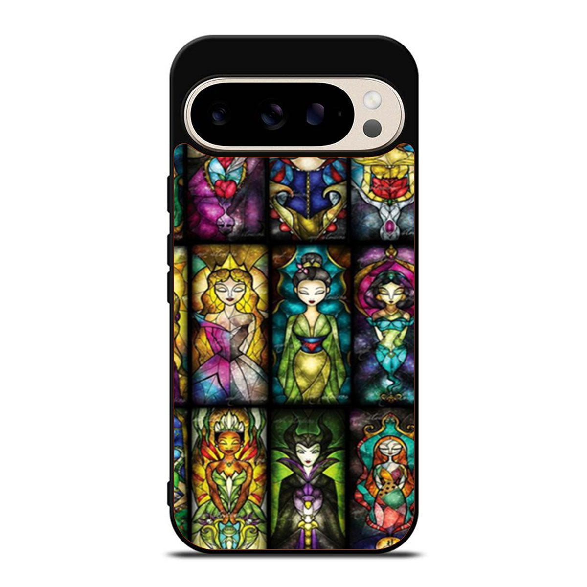 All Princess Disney Stained Glass Google Pixel 9 Pro Case