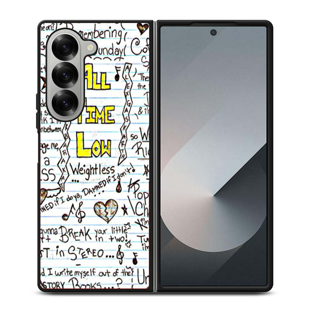 All Time Low Collage Two Samsung Z Fold 6 Case