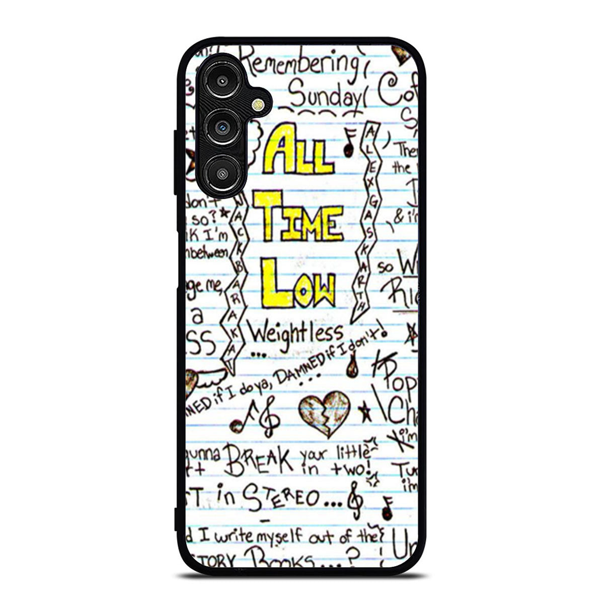 All Time Low Collage Two Samsung A16 Case