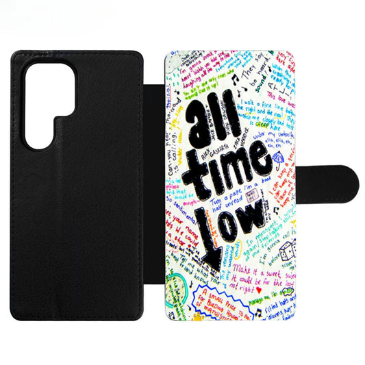 All Time Low Lyric Two Wallet Samsung Case