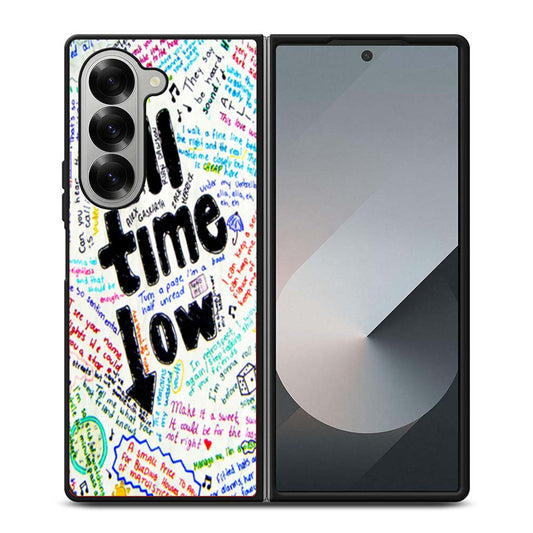 All Time Low Lyric Two Samsung Z Fold 6 Case