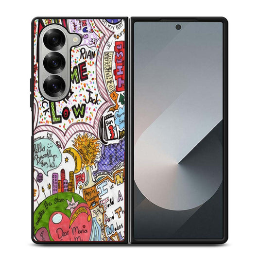All Time Low Quote Drawing Samsung Z Fold 6 Case