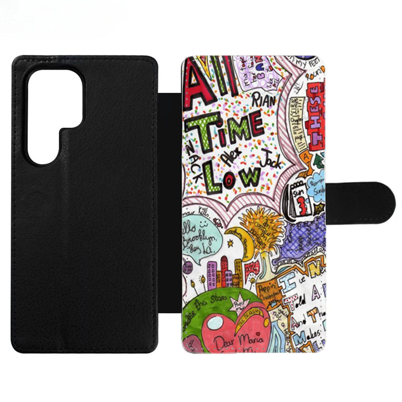 All Time Low Quote Drawing Wallet Samsung Case