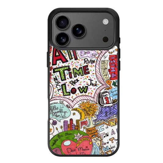 All Time Low Quote Drawing iPhone 17 Pro Max Case