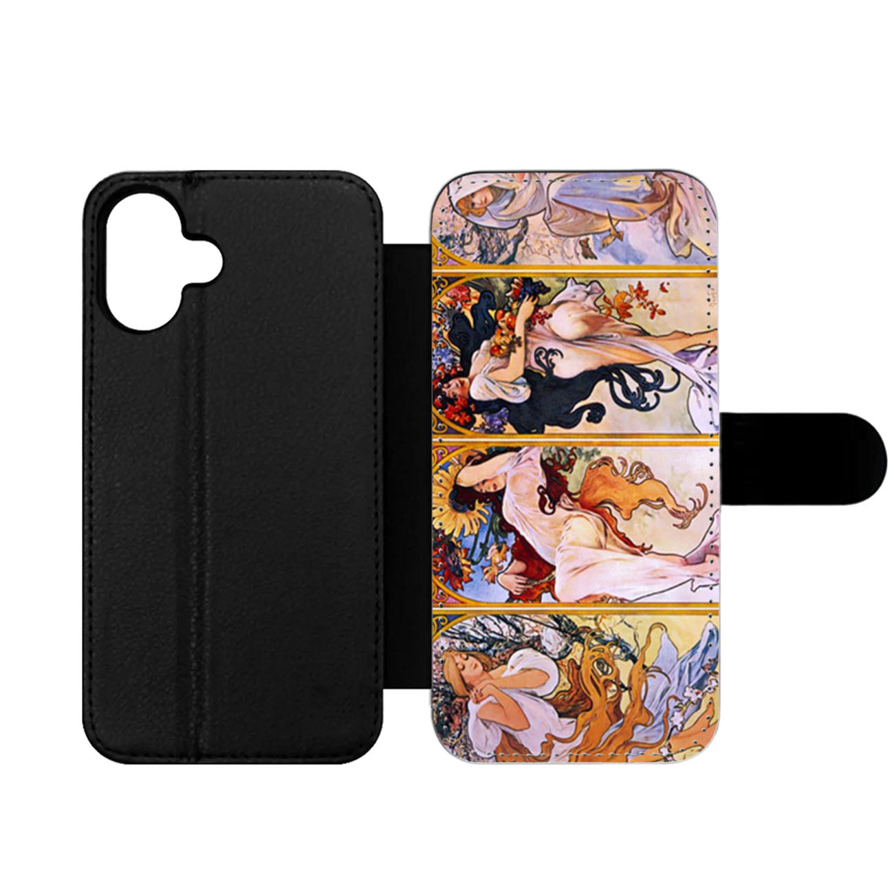 Alphonse Alfons Mucha Spring Art Nouveau Wallet iPhone Case