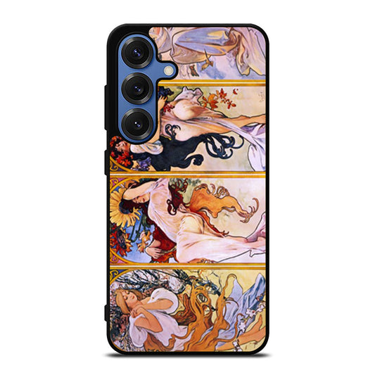 Alphonse Alfons Mucha Spring Art Nouveau Samsung S25 Ultra Case
