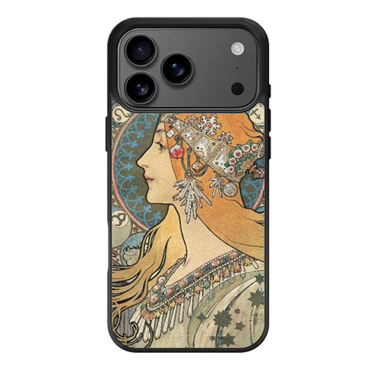 Alphonse Mucha Art iPhone 17 Pro Max Case