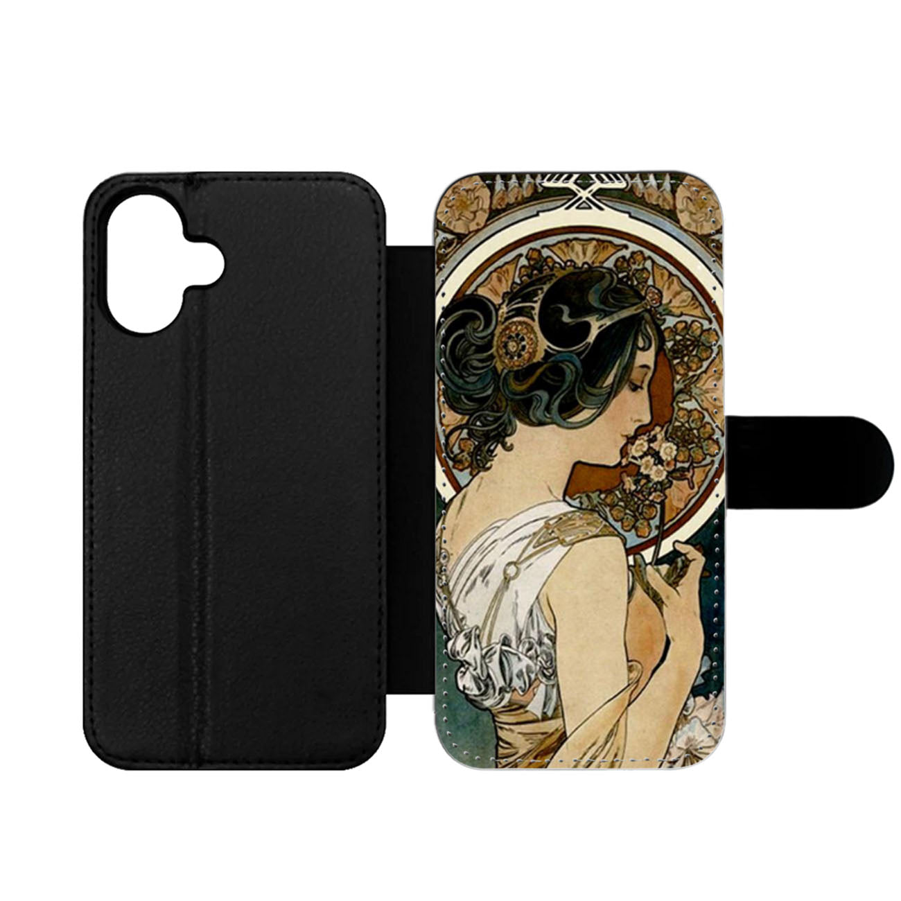 Alphonse Mucha Primrose Wallet iPhone Case