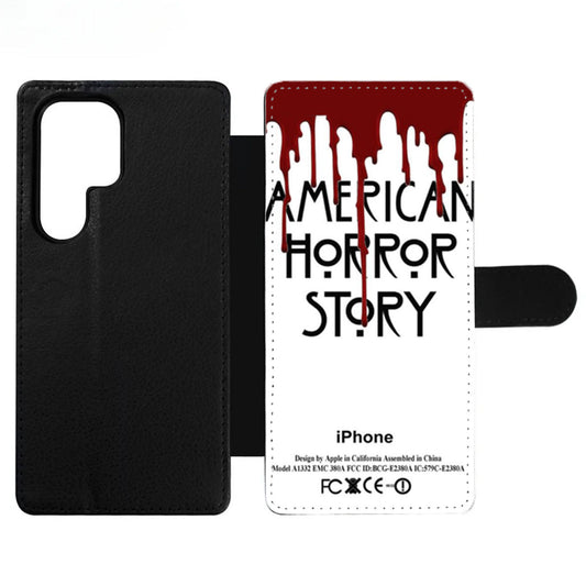 American Horror Story Blood Wallet Samsung Case
