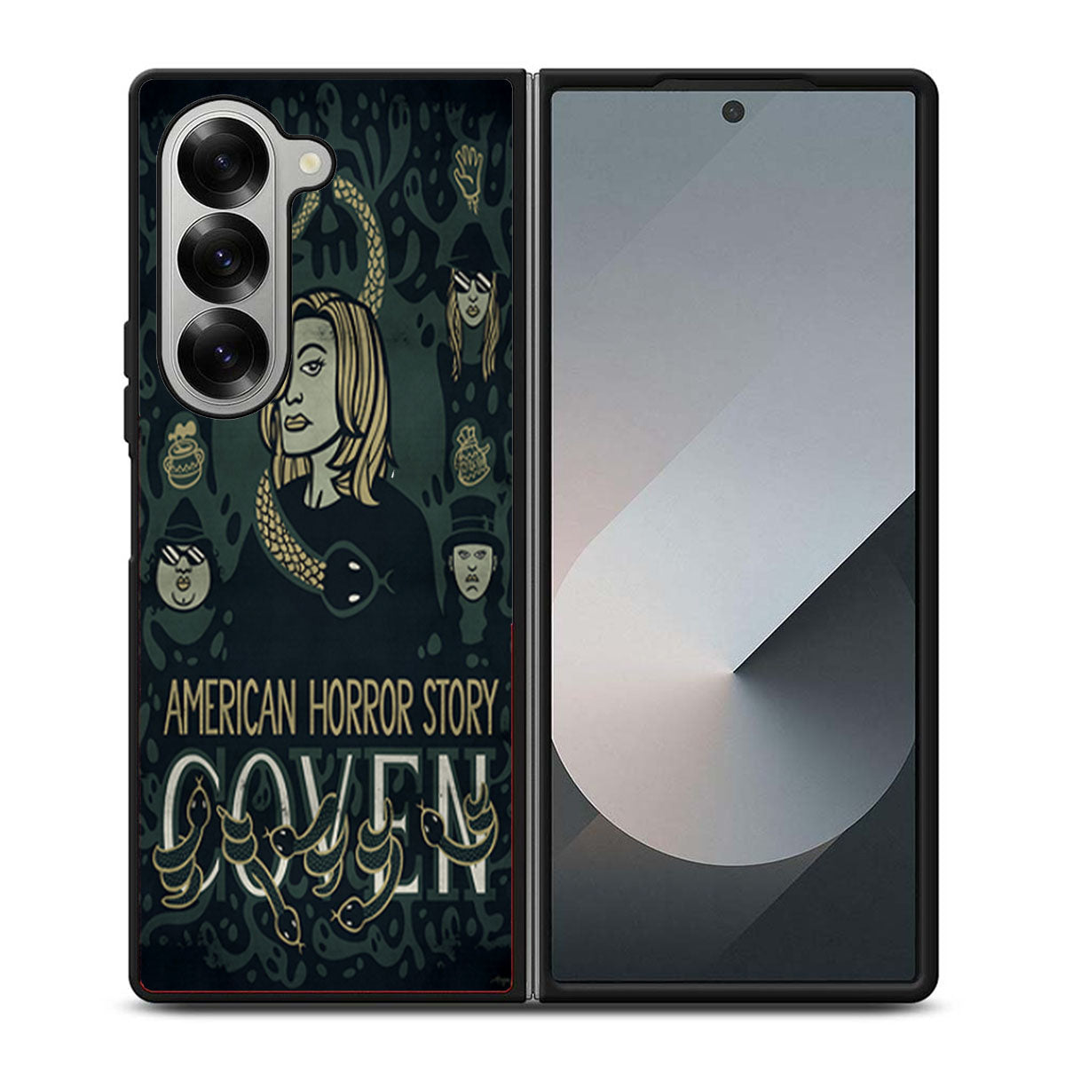 American Horror Story Poster Samsung Z Fold 6 Case