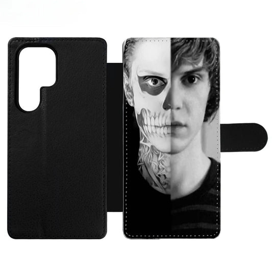 American Horror Story Skull Wallet Samsung Case