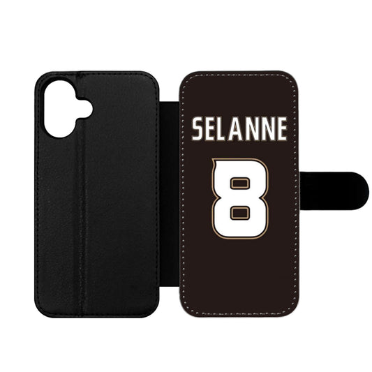 Anaheim Ducks Teemu Selanne Wallet iPhone Case