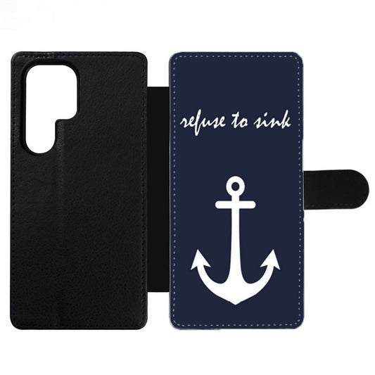 Anchor Refuse to Sink Wallet Samsung Case