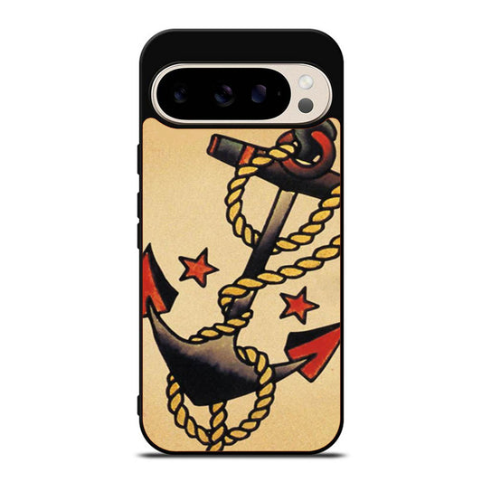 Anchor Tattoo Style Sailor Pirate Google Pixel 9 Pro Case